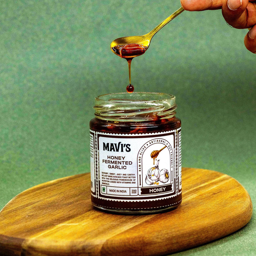 Honey Fermented Garlic