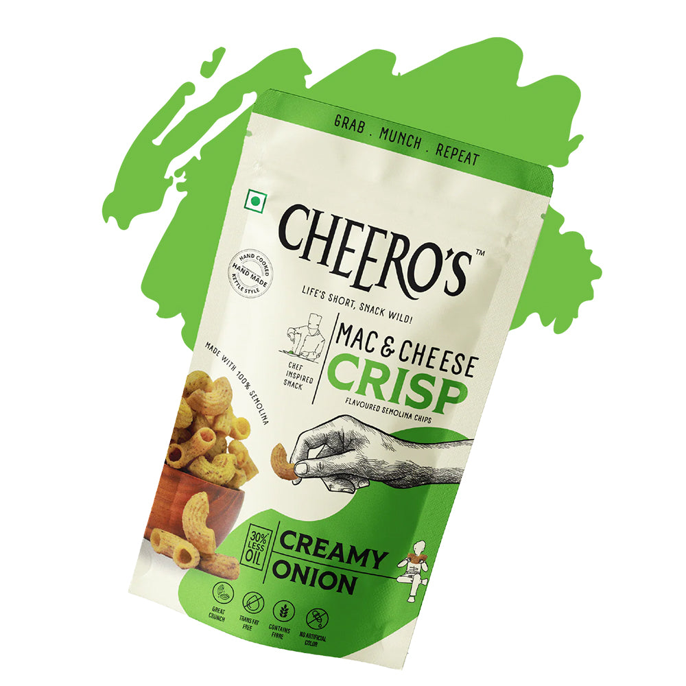 Mac & Cheese Crisp Cream & Onion