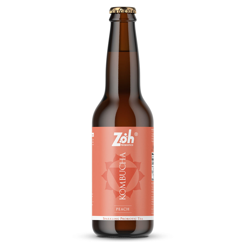 Kombucha Peach Flavor