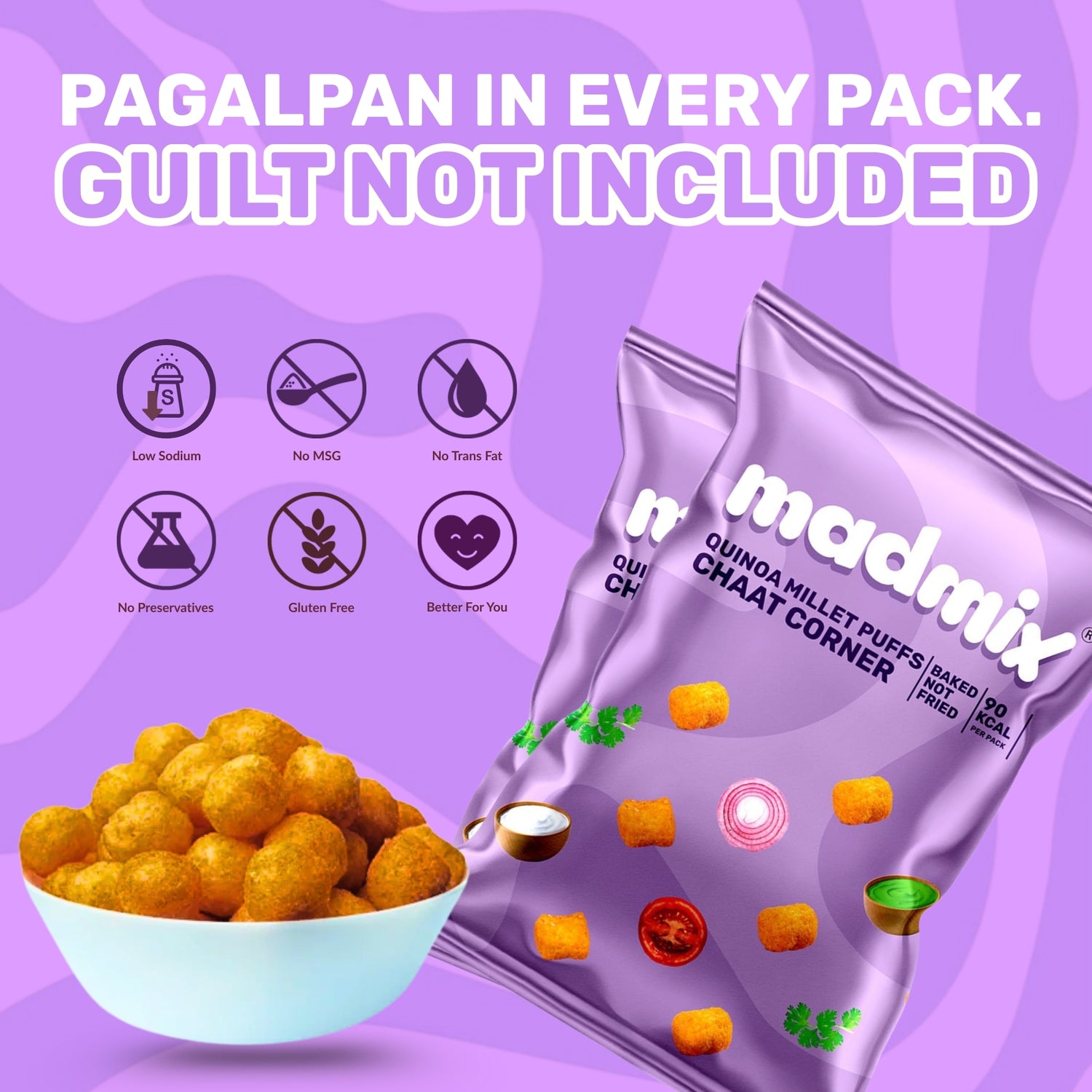 Quinoa Millet Puffs Chaat Corner