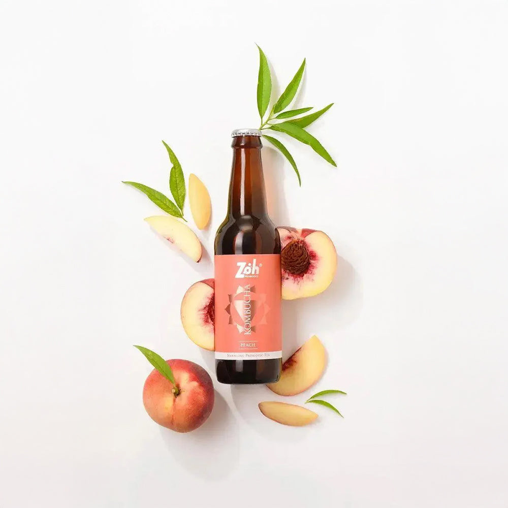 Kombucha Peach Flavor