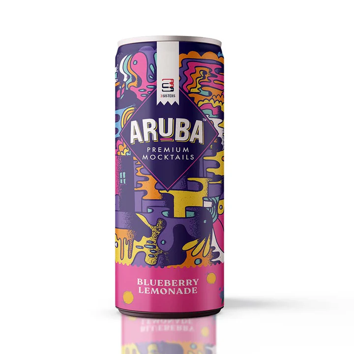 Aruba Premium Mocktails Blueberry Lemonade