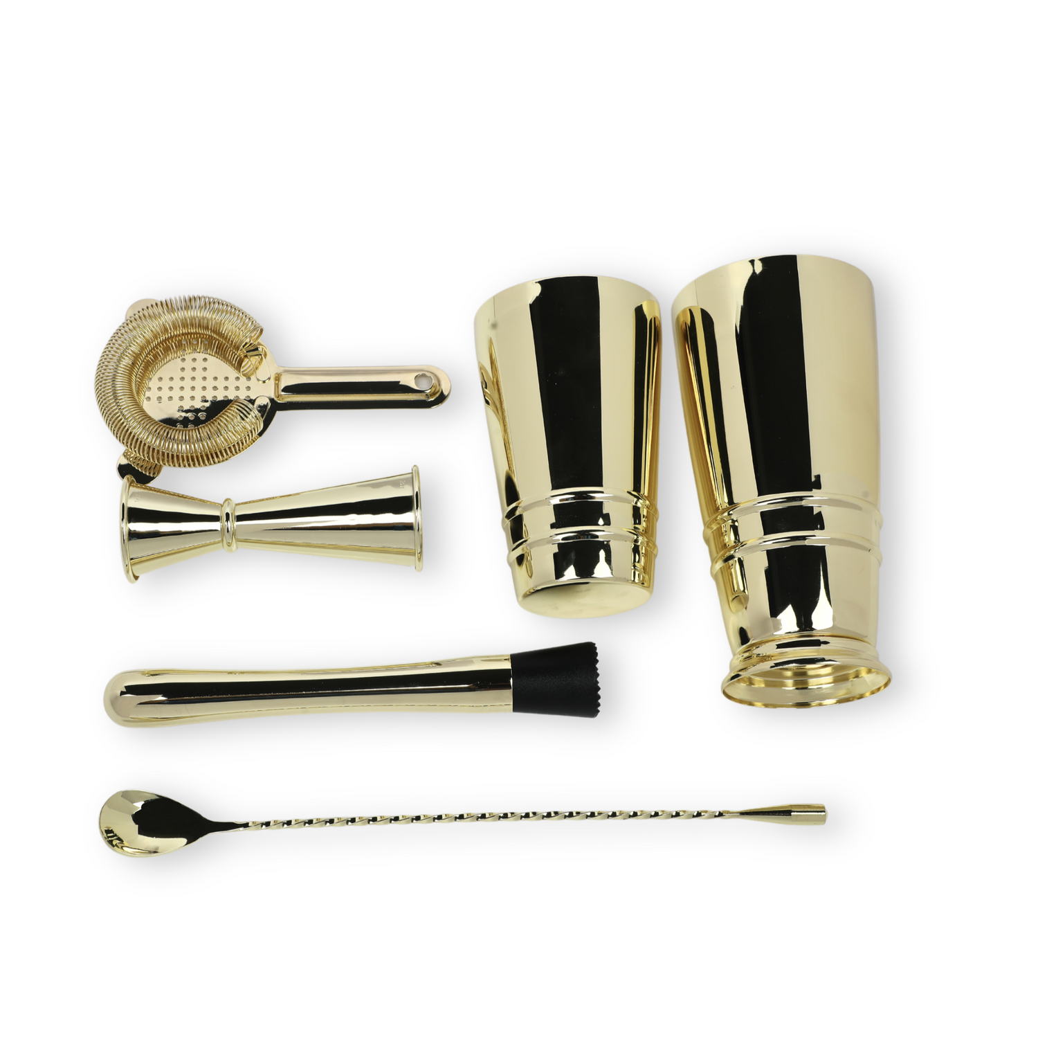 Gold Plated 5 Pcs Cocktail Set