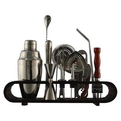 Mirror Plated American Baron Cobbler Piece Cocktail Set Of 19 Piece