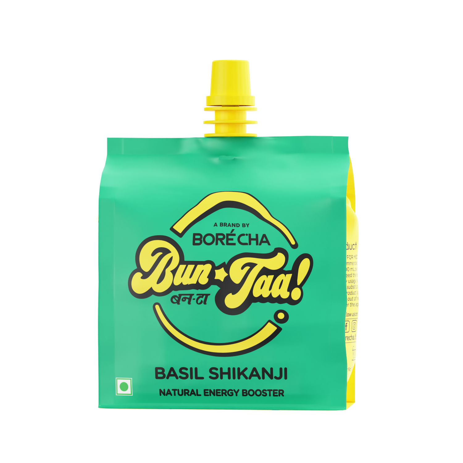 Bun-taa! Doy Pouch Basil Soda Shikanji