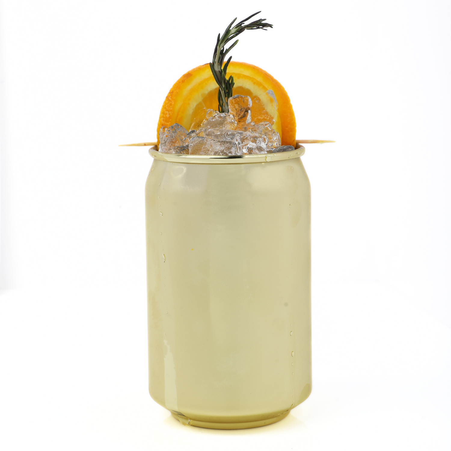 Gold Plated Stainless Steel Can Shape Cup