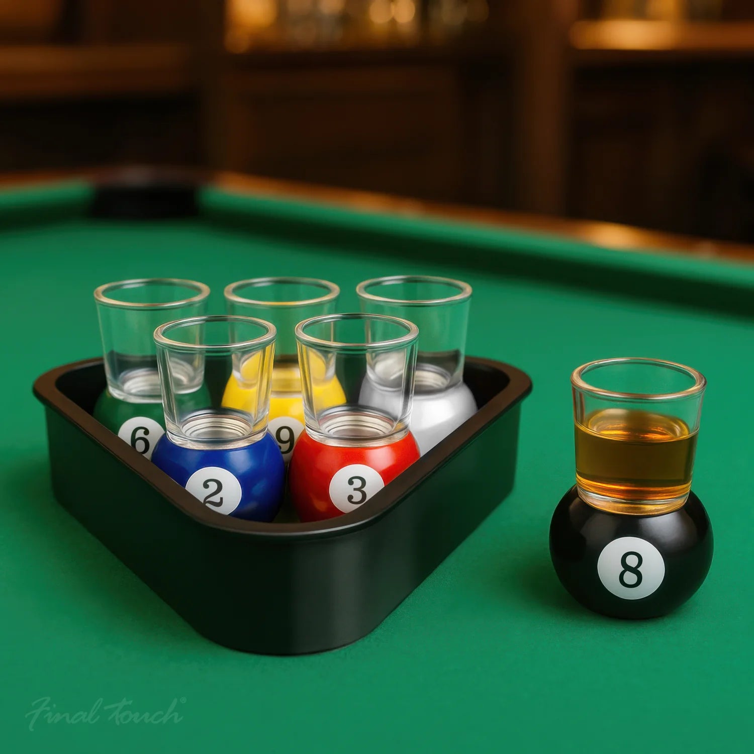 Billiard Shot Glass Set