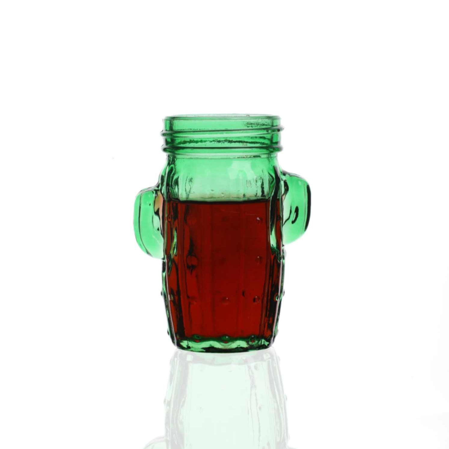 Green Cactus Shaped Shots Bottle 90ML