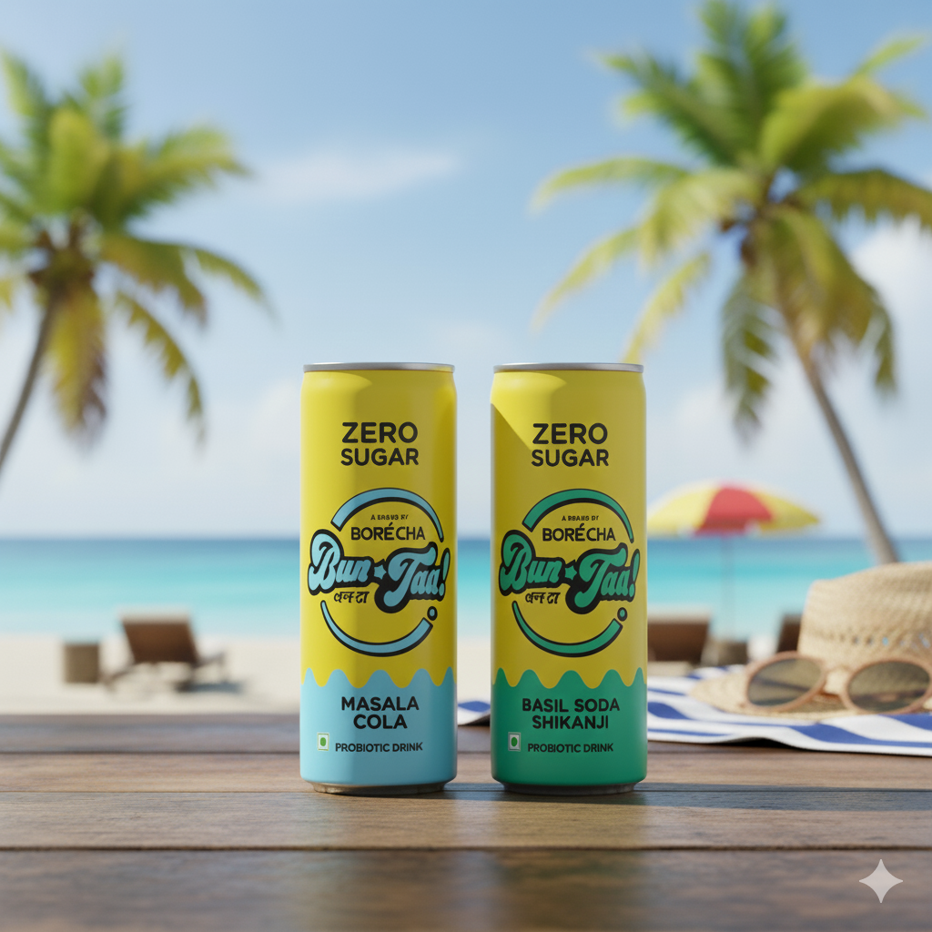 Bun-taa! Assorted Twin Pack (Basil Soda Shikanji + Basil Shikanji)