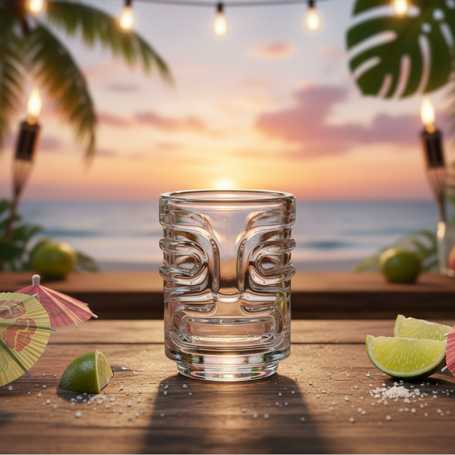 Stackable Happy Tiki Shot Glass