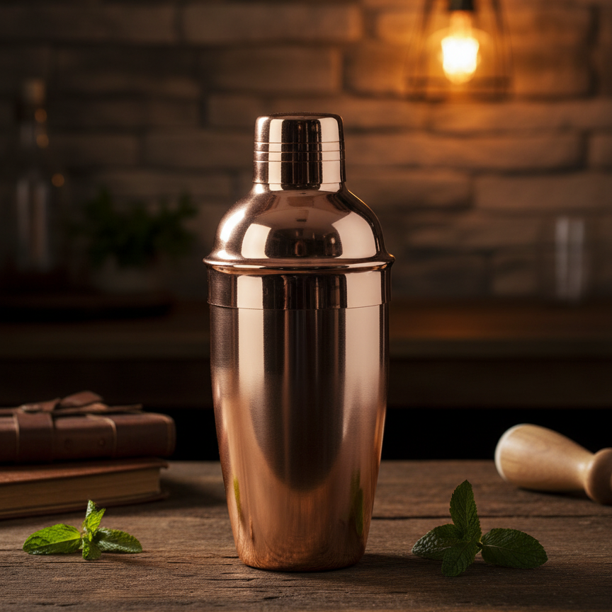 Copper Plated Premium Double Wall Cocktail Shaker