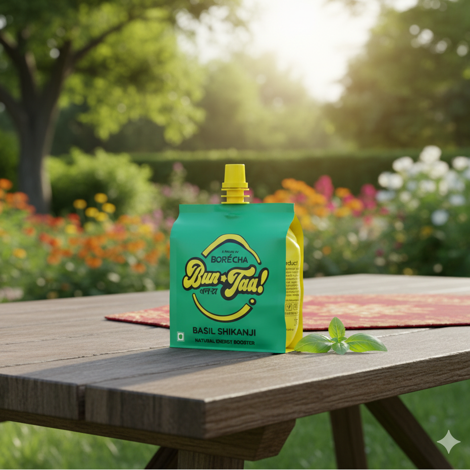 Bun-taa! Doy Pouch Basil Soda Shikanji