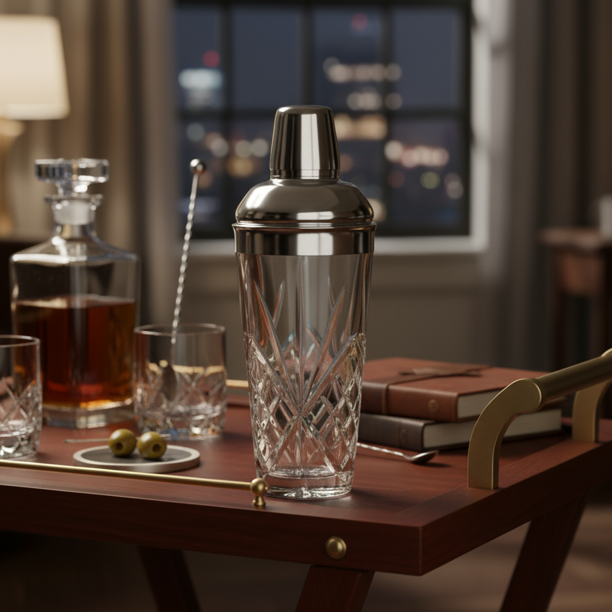 Mirror Dublin Crystal 3 Pcs Cobbler Shaker