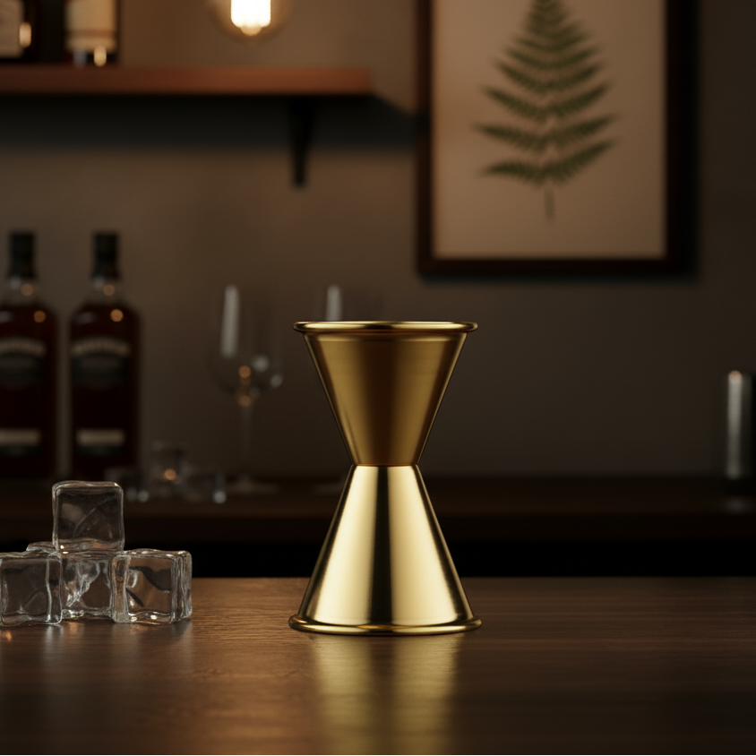 Gold Plated 30/60 ML Wadasuke Jigger