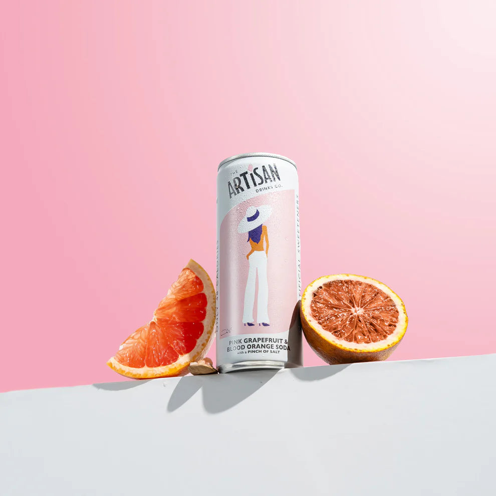 Pink Grapefruit & Blood Orange Soda