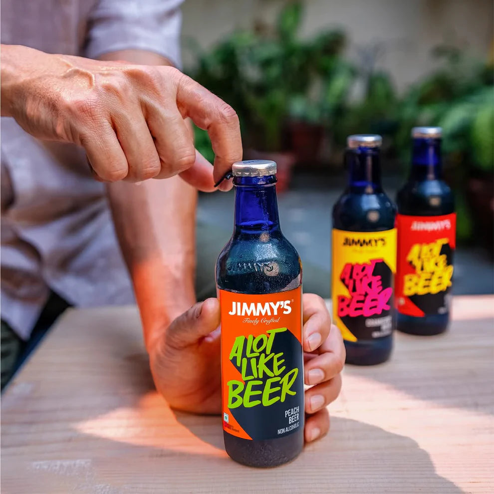 Non Alcoholic Peach Malt Beer