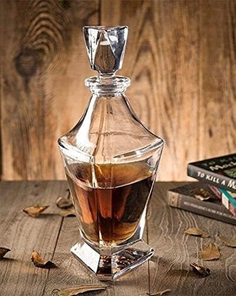 Triangle Shaped Whiskey Carafe