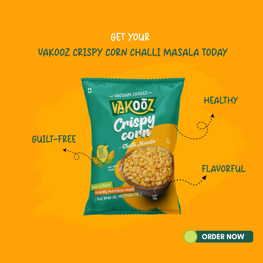 Vacuum Cooked Crispy Corn Challi Masala